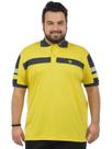 Camisa polo plus size ouro fenomenal(sem elasticidade)