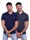 Camisa Polo Preta Naralise Modas Macia e confortável Camisa Polo Preta Naralise Modas Macia e confortável