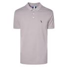Camisa Polo Reserva Piquet Basica Masculina Cinza Lua