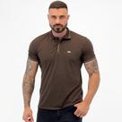 Camisa Polo Sallo Manga Curta com Botão Masculina