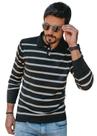 Camisa Polo Suéter Listrado Adulto