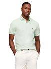 Camisa polo Tommy Hilfiger 1985 Slim de manga curta para homens Camisa polo Tommy Hilfiger 1985 Slim de manga curta para homens