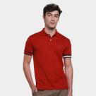 Camisa Polo Tommy Hilfiger Cuff Masculina Camisa Polo Tommy Hilfiger Cuff Masculina
