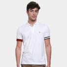 Camisa Polo Tommy Hilfiger Cuff Masculina Camisa Polo Tommy Hilfiger Cuff Masculina