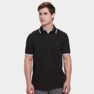 Camisa Polo Tommy Hilfiger Piqué Undercollar Masculina Camisa Polo Tommy Hilfiger Piqué Undercollar Masculina