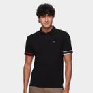 Camisa Polo Tommy Jeans Flag Cuff Masculina Camisa Polo Tommy Jeans Flag Cuff Masculina
