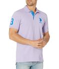 Camisa Polo U.S. Polo Assn. Slim Fit Big Horse Lavanda