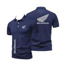 Camisa Polo Unissex De Verão Com Manga Curta Honda Golden Wing, Camiseta Versátil Para Corrida, Top