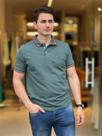 Camisa polo verde bandeira men docthos