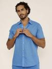 Camisa Praiana masculina Azul Aurabela