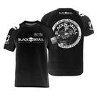 Camisa Preta Dry Fit para Treino Esportivo - Black Skull