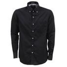 Camisa Preta Manga Longa Masculina Lisa TXC 33769 Camisa Preta Manga Longa Masculina Lisa TXC 33769