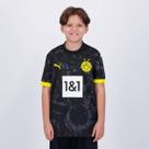 Camisa Puma Borussia Dortmund Away 23/24 Juvenil Camisa Puma Borussia Dortmund Away 23/24 Juvenil