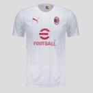 Camisa Puma Milan Pré-Jogo 2025 Branca Camisa Puma Milan Pré-Jogo 2025 Branca