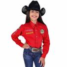 Camisa Radade Infantil Country Unissex Menino Menina Bordada