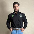 Camisa Radade Rodeio Masculina Bordada Manga Longa Cowboy