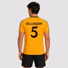 Camisa Real Madrid Dry Fit 5 Bellingham Laranja Camisa Real Madrid Dry Fit 5 Bellingham Laranja