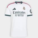 Camisa Real Madrid Home 26/27 s/n Torcedor Adidas Masculina Camisa Real Madrid Home 26/27 s/n Torcedor Adidas Masculina