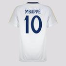 Camisa Real Madrid Juvenil Branca 10 Mbappé