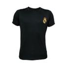 Camisa Real Madrid Símbolo Preta - Juvenil
