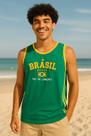 Camisa Regata do Brasil Bordada Camisa Regata do Brasil Bordada