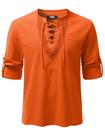 Camisa Renascentista Masculina JOGAL Pumpkin Orange 2XL