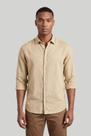 Camisa Reserva ML Masculina Regular Como Linho Mescla Khaki