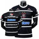 Camisa Retrô Corinthians Mundial 1999 Preta versão Jogador Camisa Retrô Corinthians Mundial 1999 Preta versão Jogador
