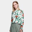 Camisa Road Mel Manga Longa Floral Feminina Camisa Road Mel Manga Longa Floral Feminina