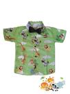 Camisa Safari Infantil + Gravatinha Borboleta Temática