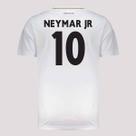Camisa Santos Deslocar 10 Neymar Jr Infantil Branca Camisa Santos Deslocar 10 Neymar Jr Infantil Branca