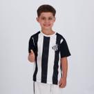Camisa Santos Matriz Infantil Preta e Branca
