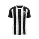 Camisa Santos Matriz Masculina Preto e Branco -