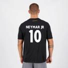 Camisa Santos Neymar JR 10 Parrot Preta Camisa Santos Neymar JR 10 Parrot Preta