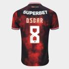 Camisa São Paulo 24/25 III Oscar n 8 Torcedor Comemorativa New Balance Masculina Camisa São Paulo 24/25 III Oscar n 8 Torcedor Comemorativa New Balance Masculina