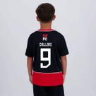 Camisa São Paulo Calleri 9 Romper Infantil