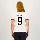 Camisa São Paulo Calleri 9 Stencil Feminina Branca Camisa São Paulo Calleri 9 Stencil Feminina Branca