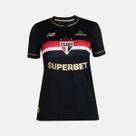 Camisa São Paulo FC Preta Jogador 2026 Feminina Camisa São Paulo FC Preta Jogador 2026 Feminina