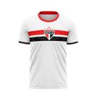 Camisa São Paulo Stencil Unissex Branco Oficial Licenciada