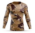 Camisa Segunda Pele Tática Blusa Masculina Térmica Rashguard Manga Longa Militar Bope Rota PACE 7
