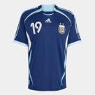 Camisa Seleção Argentina Away 2006 Messi N19 Adidas Masculina