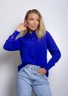 Camisa sem bolso moda feminina casula elegante Camisa sem bolso moda feminina casula elegante