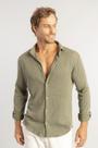 CAMISA Sergio K ML MALHA RELEVO VERDE MUSGO CAMISA Sergio K ML MALHA RELEVO VERDE MUSGO