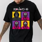 Camisa Série Round 6 Squid Game Oversized Moda Streetwear Unissex Diversas Cores