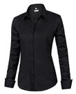 Camisa siliteelon Classic-Fit Preta Manga Longa Média Camisa siliteelon Classic-Fit Preta Manga Longa Média