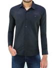 Camisa Slim Fit Ml Ogochi 001481012 Masculino