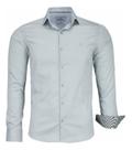 Camisa Social Acetinado Amil Manga Longa Slim Elastano 1825