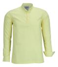 Camisa Social Amil Comfort Tipo Linho Gola Padre 3 Botões Algodão 1802