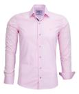 Camisa Social Amil Liso Sem Bolso Manga Longa Slim 100% Algodão 1871