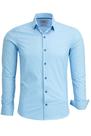 Camisa Social Amil Manga Longa Slim Tecido Poliamida Elastano 1879
